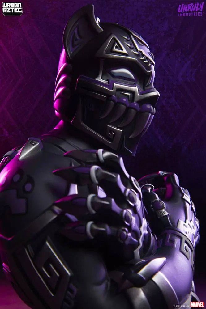 Marvel Designer Collectible Vinyl Bust Black Panther Purple Variant by Jesse Hernandez 19 cm product photo