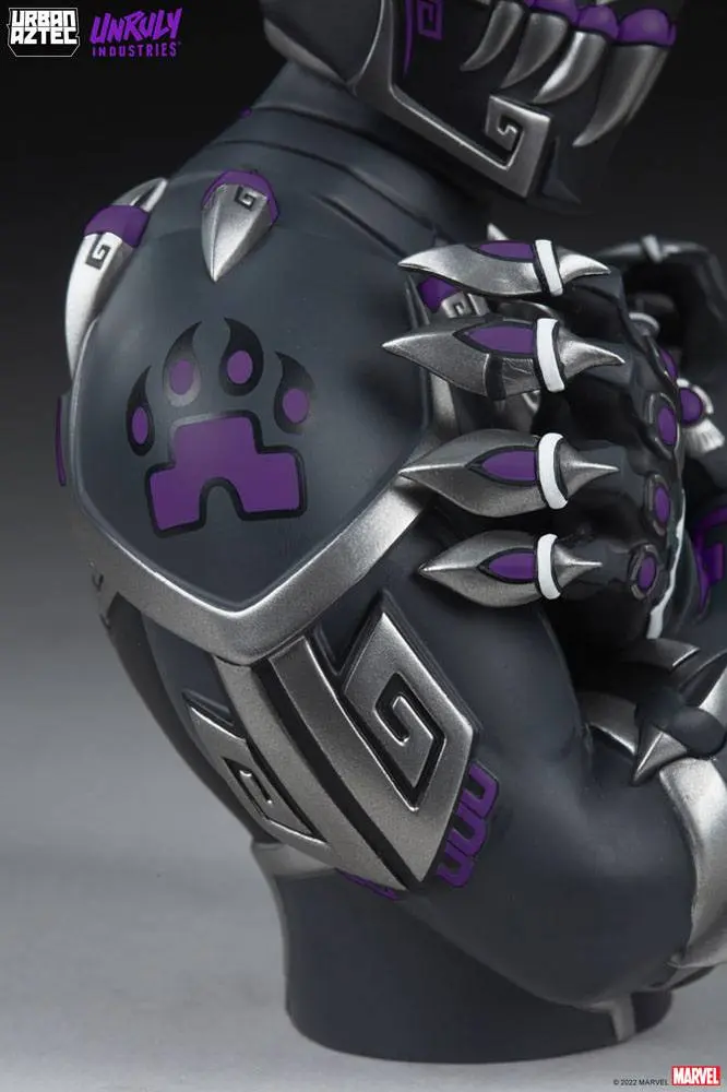 Marvel Designer Collectible Vinyl Bust Black Panther Purple Variant by Jesse Hernandez 19 cm product photo