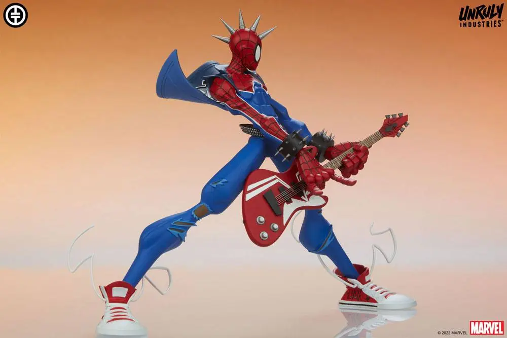 Marvel Designer Series Vinyl Statue Spider-Punk by Tracy Tubera 22 cm product photo