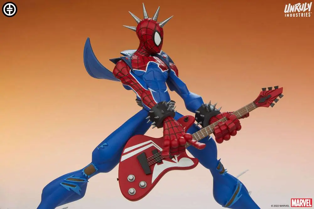 Marvel Designer Series Vinyl Statue Spider-Punk by Tracy Tubera 22 cm product photo