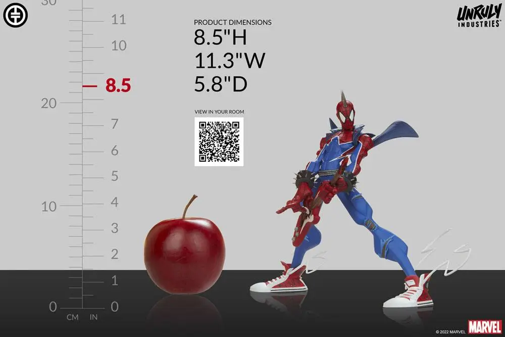 Marvel Designer Series Vinyl Statue Spider-Punk by Tracy Tubera 22 cm product photo