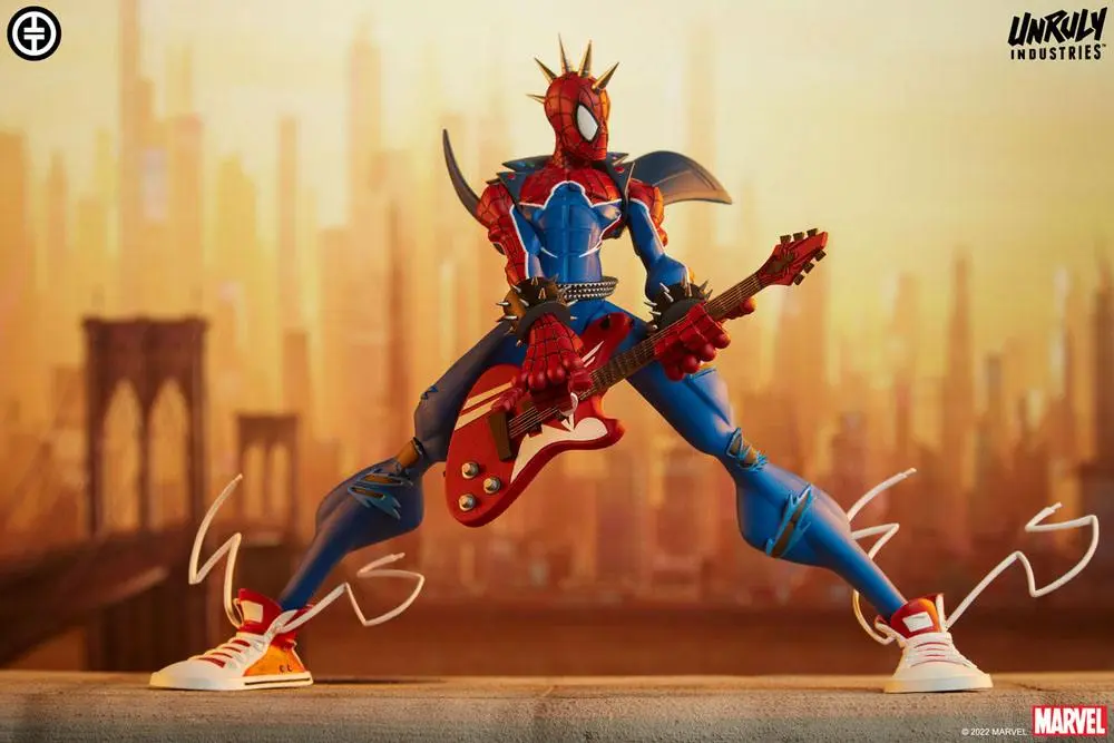 Marvel Designer Series Vinyl Statue Spider-Punk by Tracy Tubera 22 cm product photo