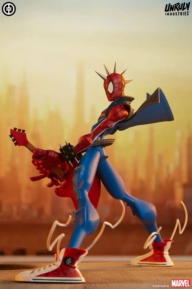 Marvel Designer Series Vinyl Statue Spider-Punk by Tracy Tubera 22 cm product photo