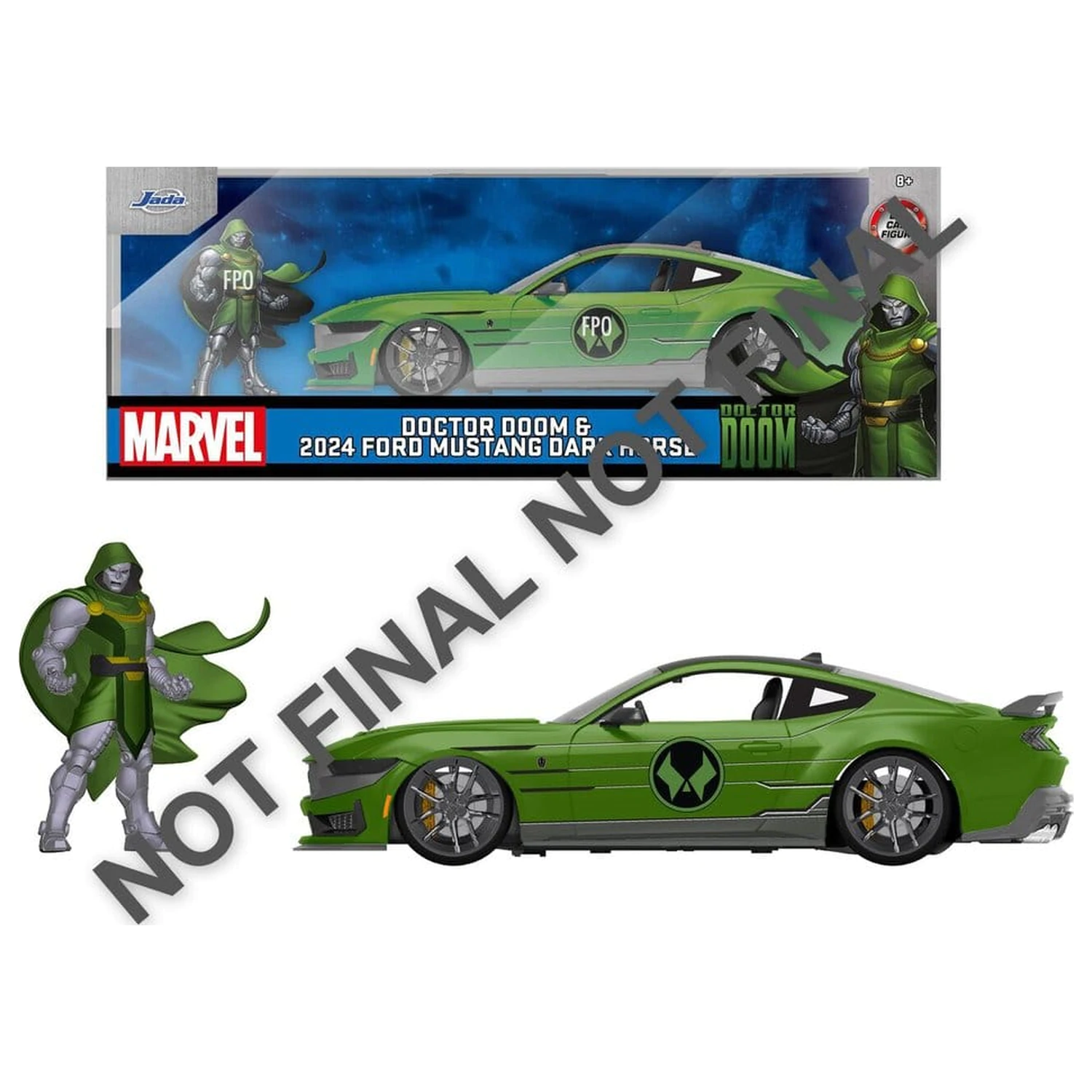Marvel Diecast Model 1:24 Avengers Doctor Doom 2024 Ford product photo