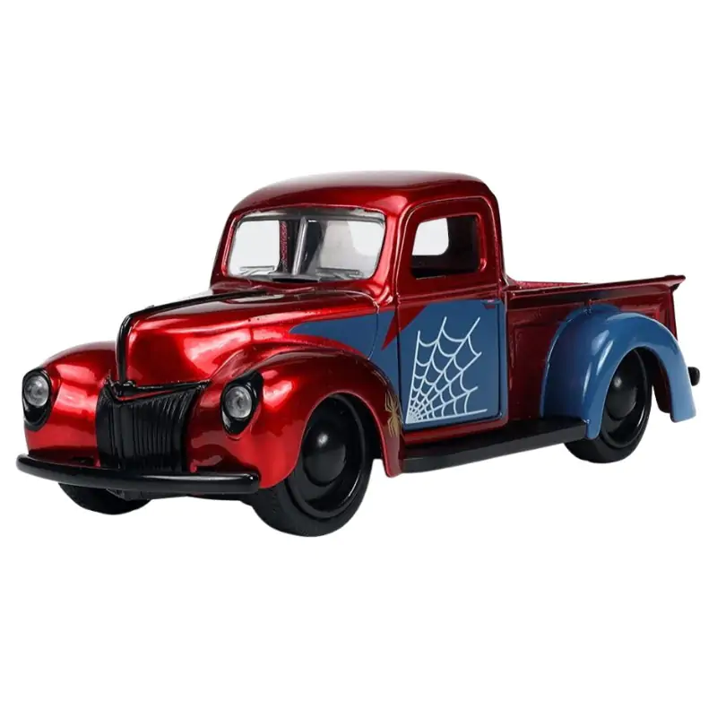 Marvel Diecast Model 1/32 1941 Ford Pick Up Spider-Man product photo