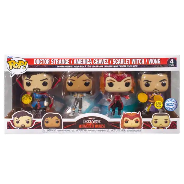 Marvel POP! Movies Vinyl Figure 4-Pack Doctor Strange Multiverse of Madness 2 9 cm product photo