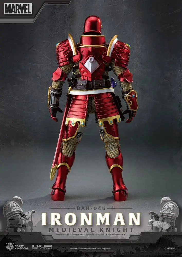 Marvel Dynamic 8ction Heroes Action Figure 1/9 Medieval Knight Iron Man 20 cm product photo