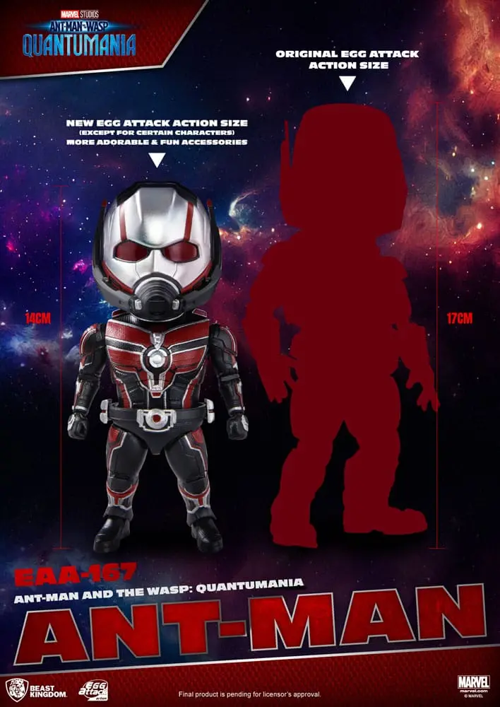 Marvel Egg Attack Figure Ant-Man and the Wasp: Quantumania Ant-Man 12 cm product photo