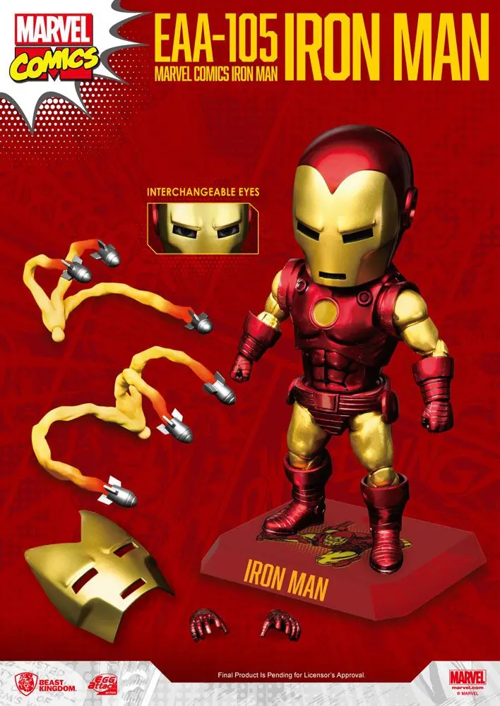 Marvel Egg Attack Action Figure Iron Man Classic Version 16 cm product photo