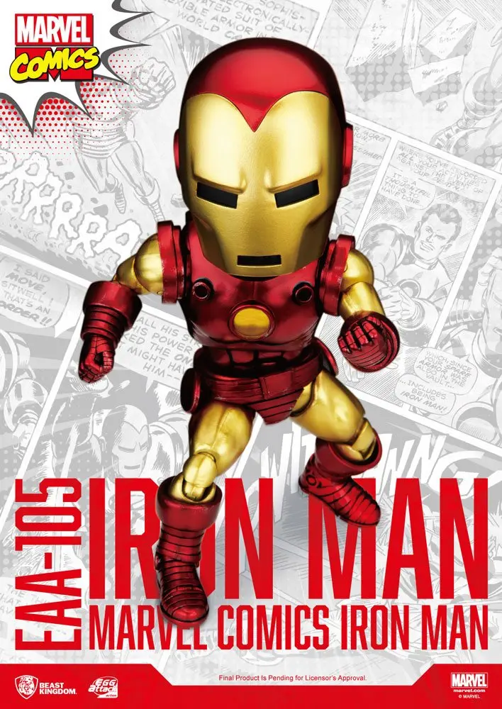 Marvel Egg Attack Action Figure Iron Man Classic Version 16 cm product photo