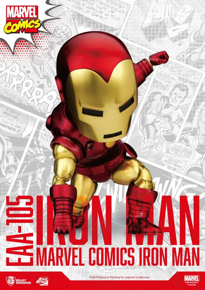 Marvel Egg Attack Action Figure Iron Man Classic Version 16 cm product photo