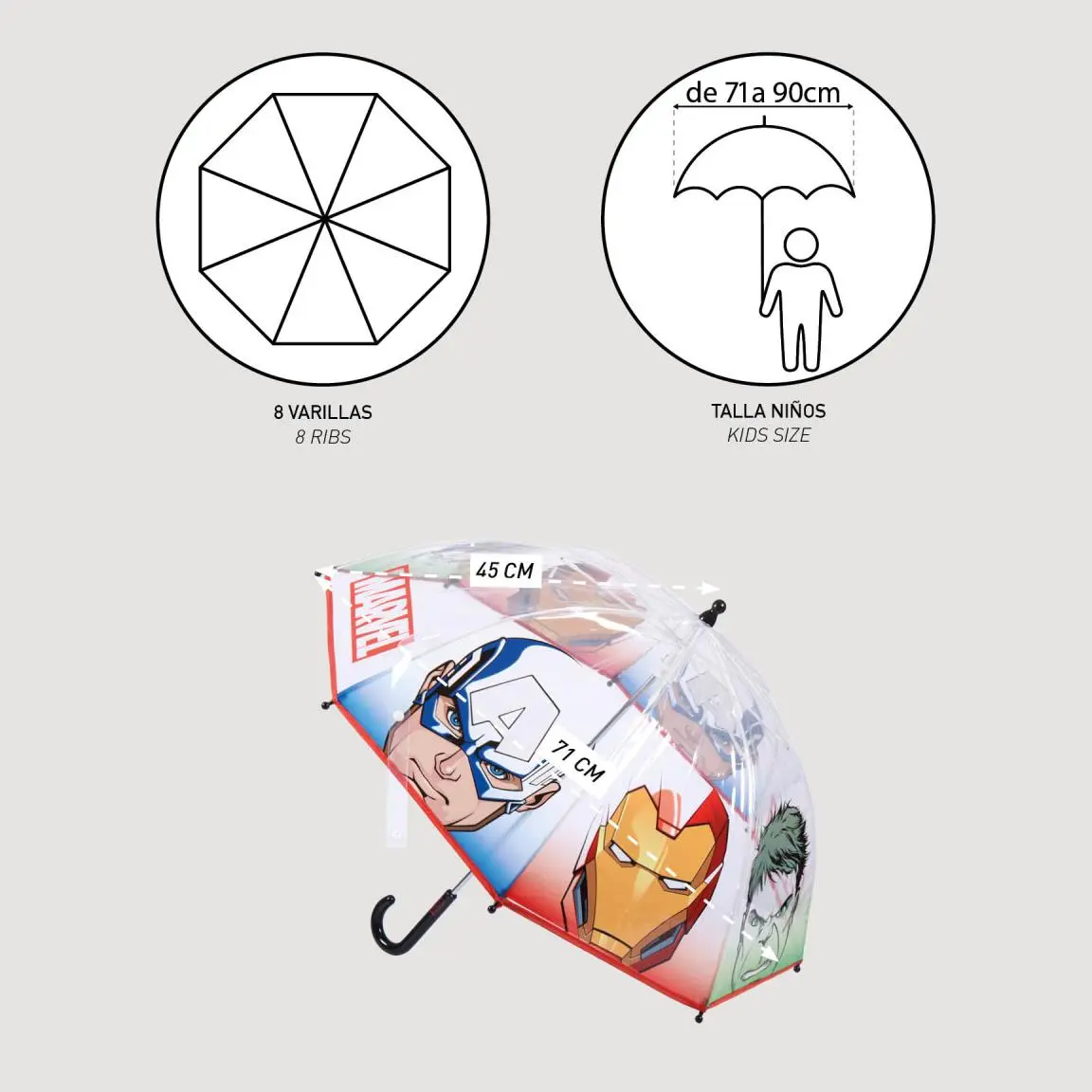 Marvel umbrella product photo