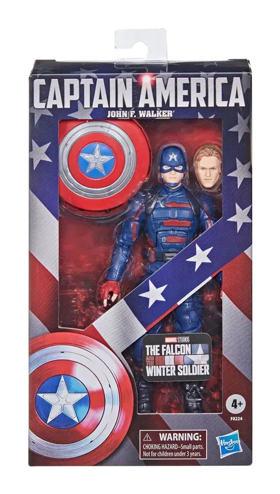 The Falcon and the Winter Soldier Marvel Legends Action Figure 2021 Captain America (John F. Walker) product photo