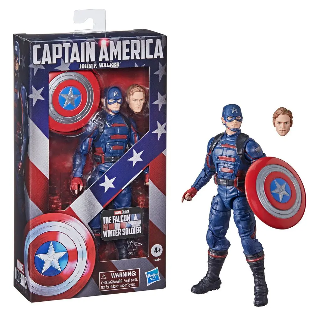 The Falcon and the Winter Soldier Marvel Legends Action Figure 2021 Captain America (John F. Walker) product photo