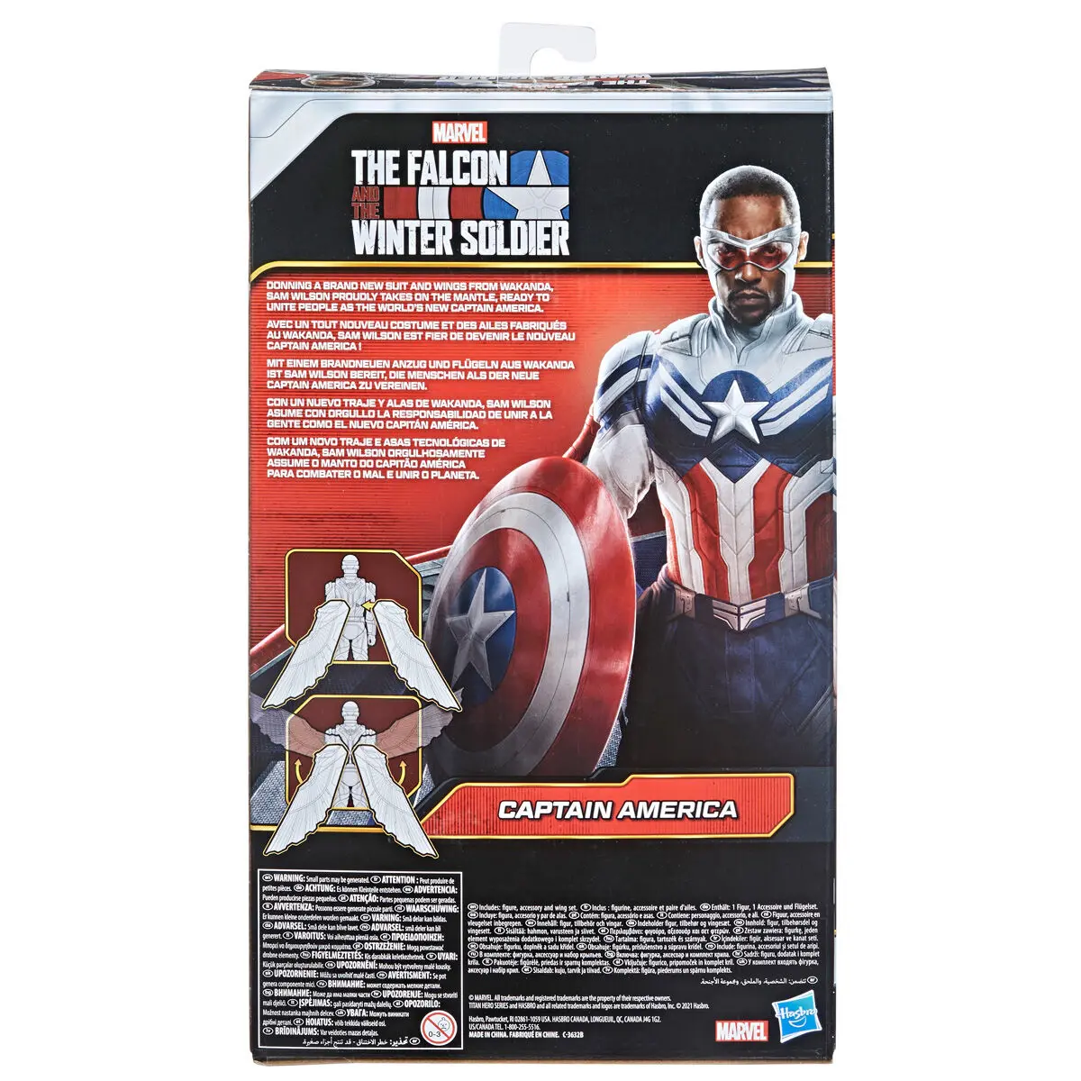 Marvel Falcon and the Winter Soldier Captain America titan figure 30cm product photo