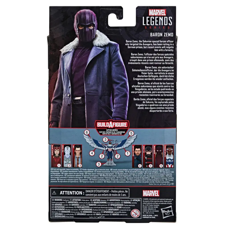 Marvel Falcon and the Winter Soldier Baron Zemo figure 15cm product photo