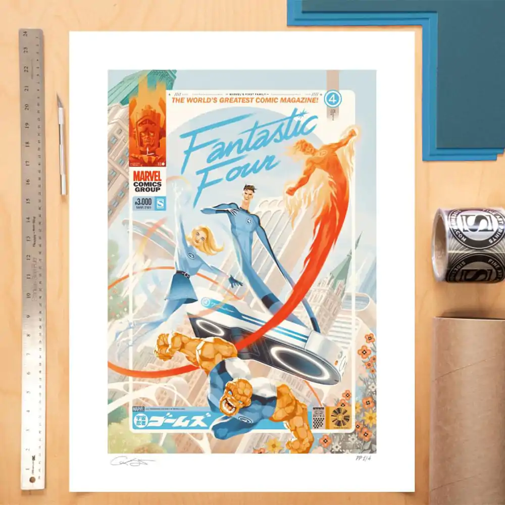Marvel Fantastic Four #48 Art Print Marvel&#039;s First Family: The Fantastic Four! 61 x 41 cm - unframed product photo