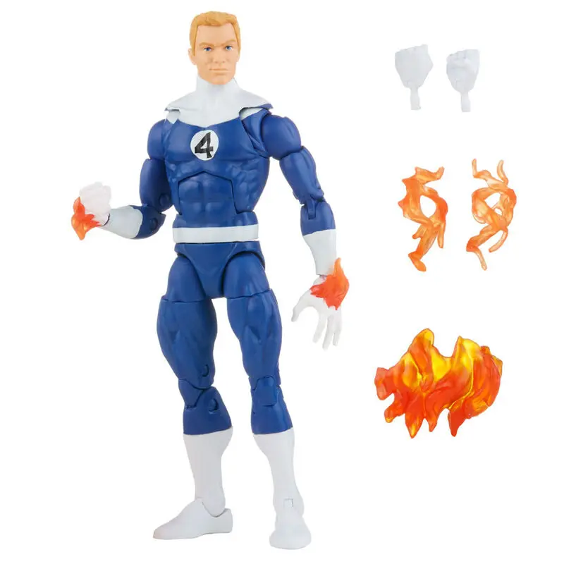 Marvel Fantastic Four Human Torch 2 Vintage figure 15cm product photo