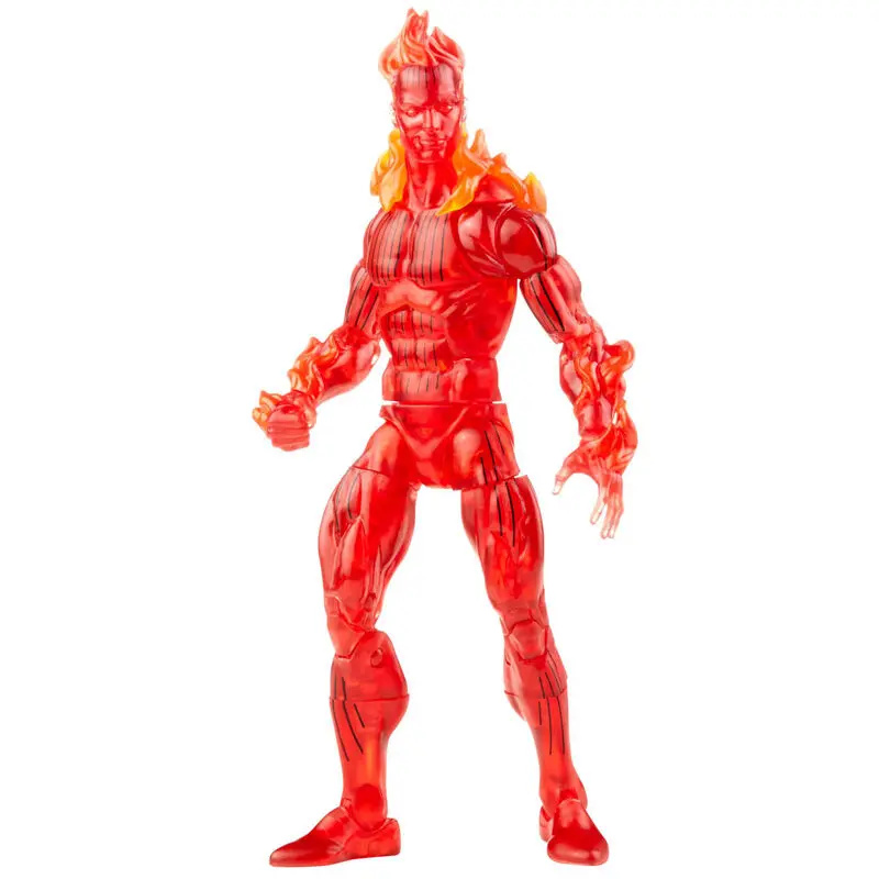 Fantastic Four Marvel Legends Retro Action Figure Human Torch 15 cm product photo