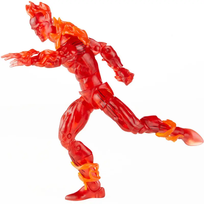 Fantastic Four Marvel Legends Retro Action Figure Human Torch 15 cm product photo