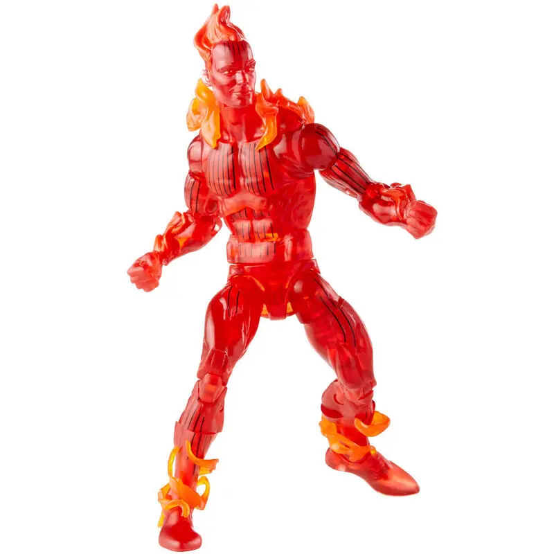 Fantastic Four Marvel Legends Retro Action Figure Human Torch 15 cm product photo