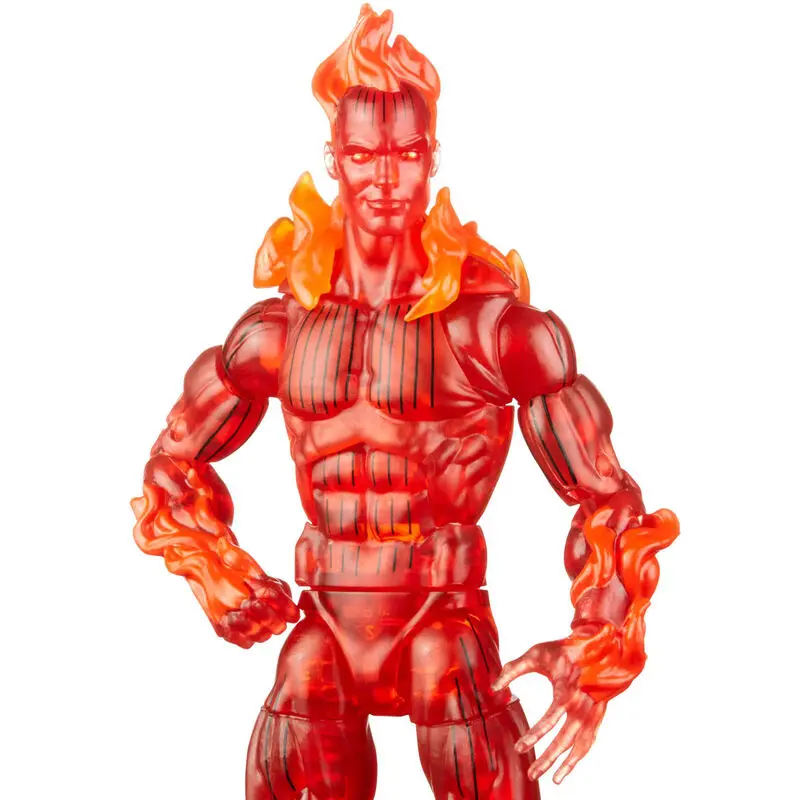 Fantastic Four Marvel Legends Retro Action Figure Human Torch 15 cm product photo