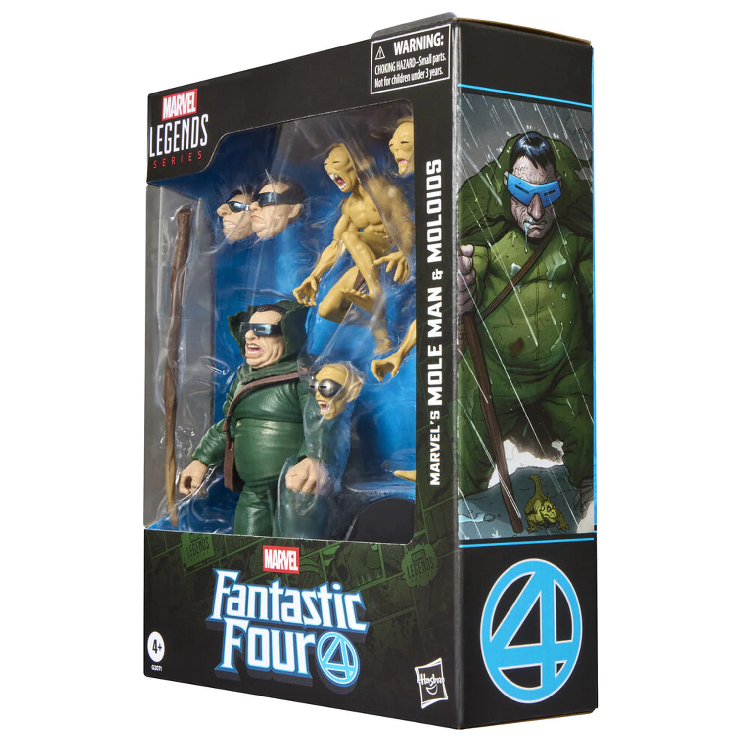 Marvel Fantastic Four Marvels Mole Man & Moloios set of figures 15cm product photo