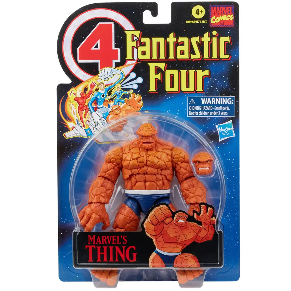 Marvel Fantastic Four Thing Vintage figure 15cm product photo