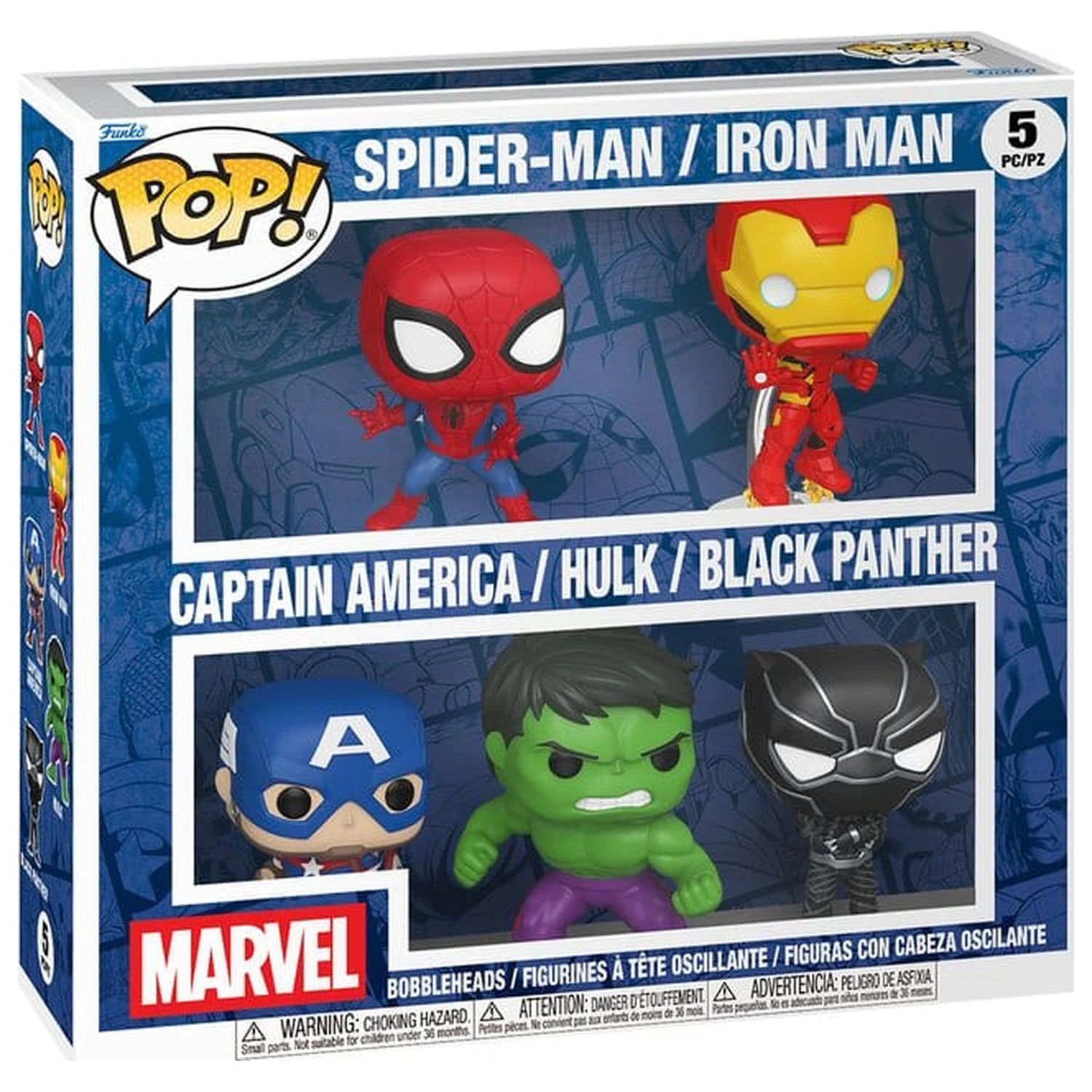 Marvel Funko POP! Vinyl Figure 5-Pack Bundle 9 cm product photo