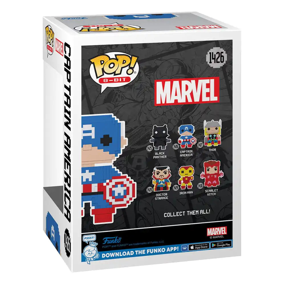 Marvel Funko POP! 8-Bit Vinyl Figure Captain America 9 cm termékfotó