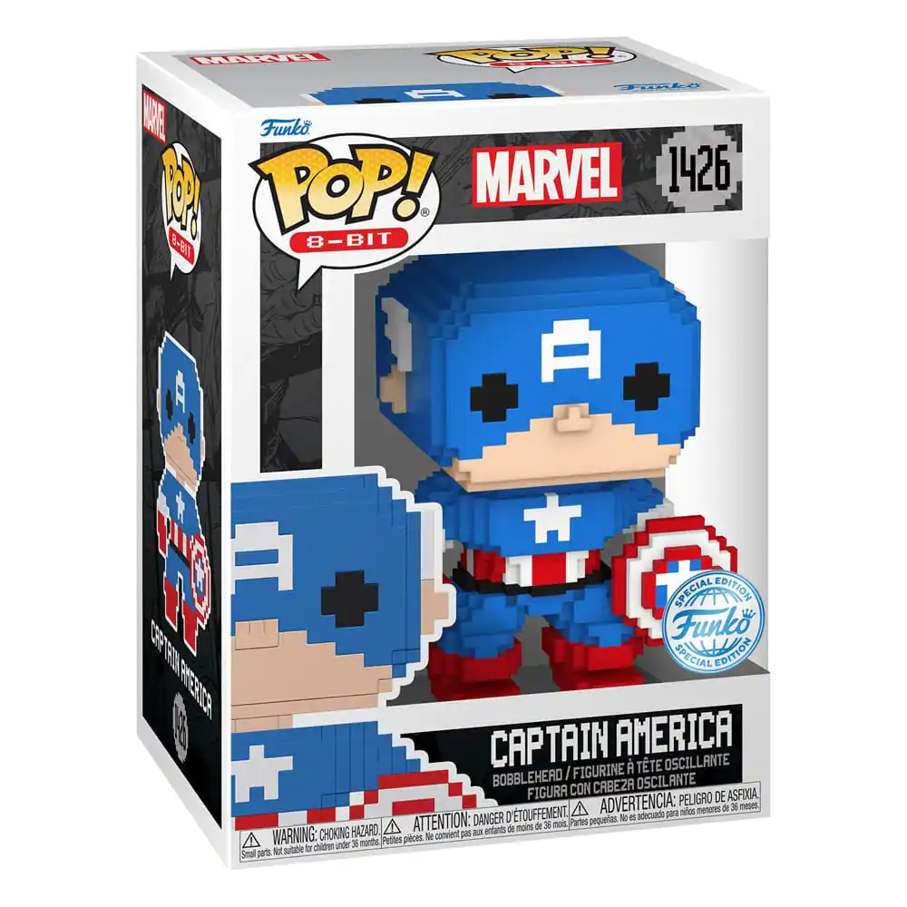 Marvel Funko POP! 8-Bit Vinyl Figure Captain America 9 cm termékfotó