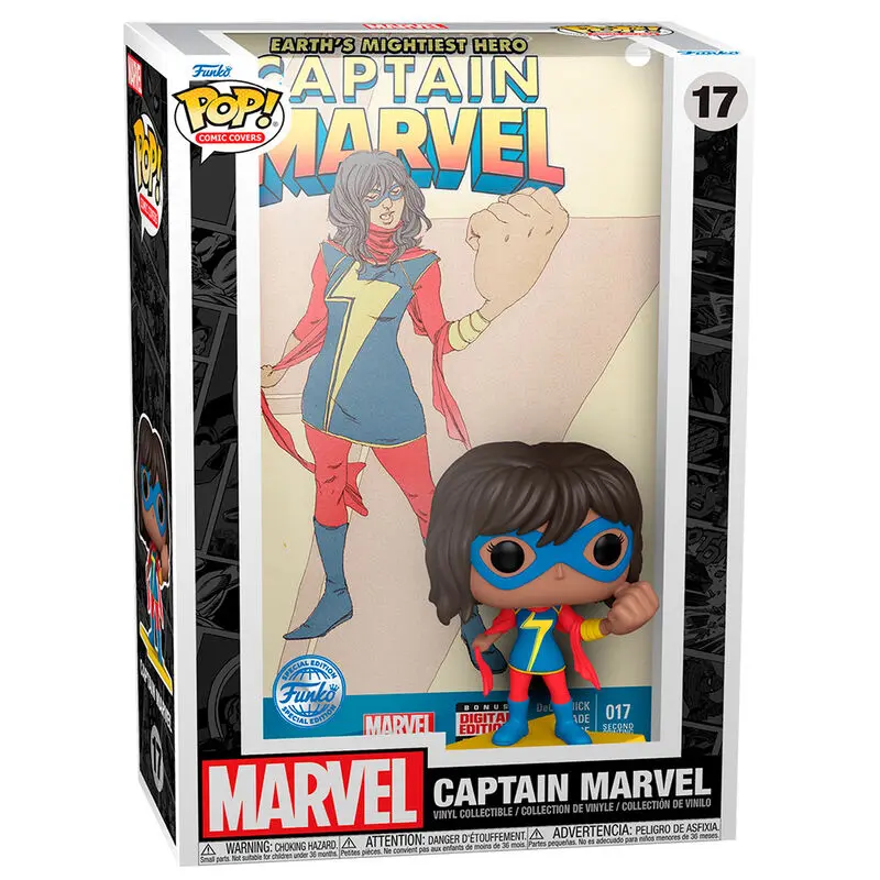 Marvel POP! Comic Cover Vinyl Figure Kamala Khan 9 cm termékfotó