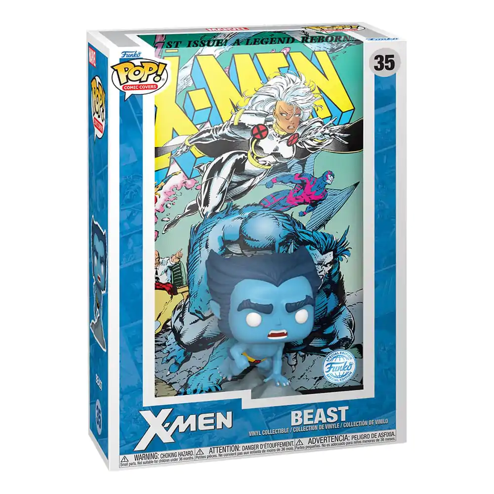 Marvel Funko POP! Comic Cover Vinyl Figure X-Men #1(Beast) 9 cm product photo