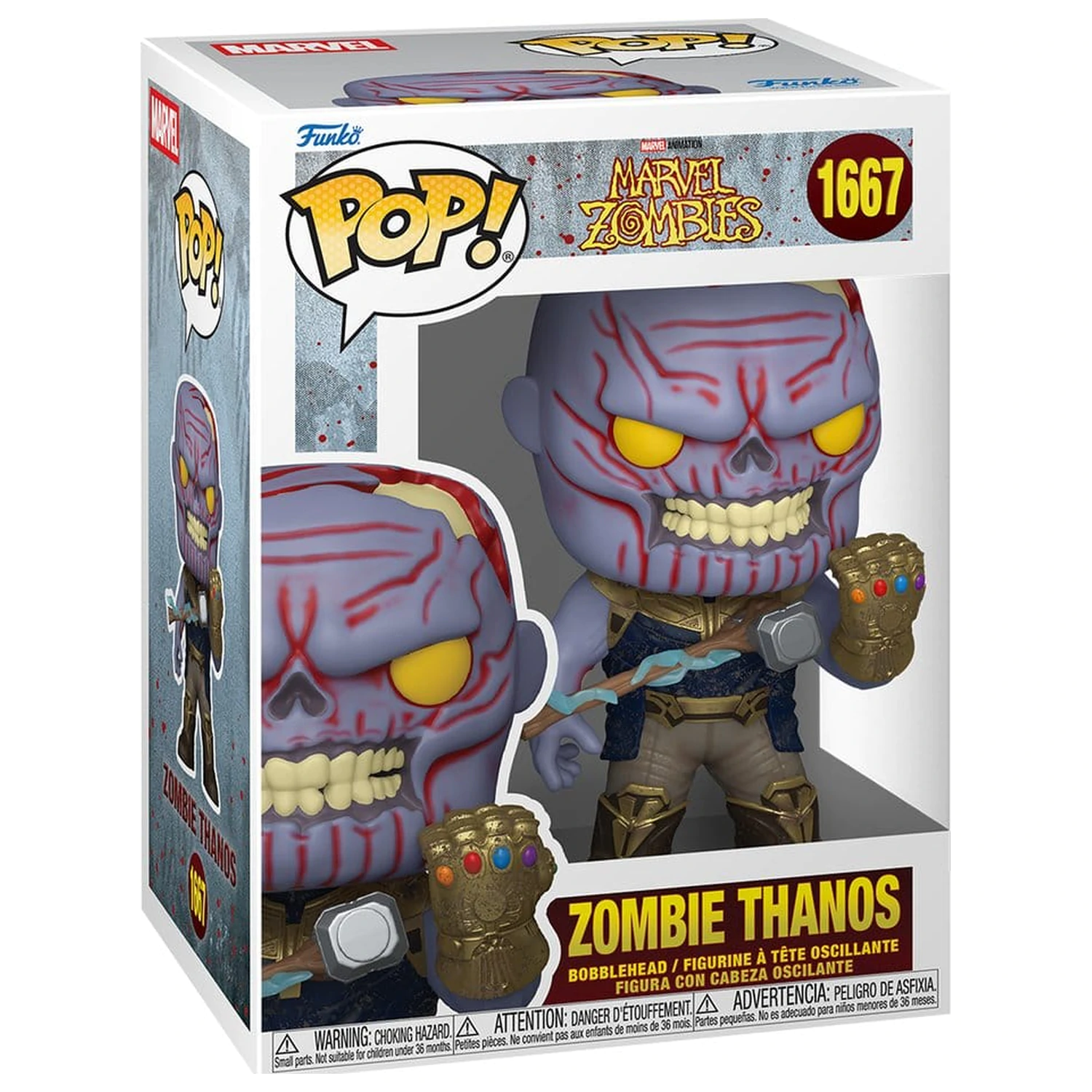 Marvel Funko POP! Comics Vinyl Figure Zombie Thanos 9 cm product photo