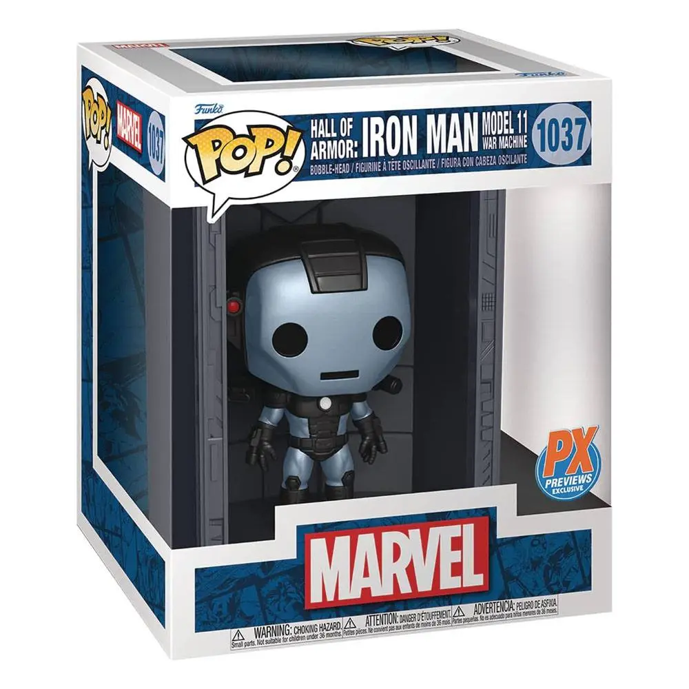 Marvel POP! Deluxe Vinyl Figure Hall of Armor Iron Man Model 11 War Machine PX Exclusive 9 cm product photo