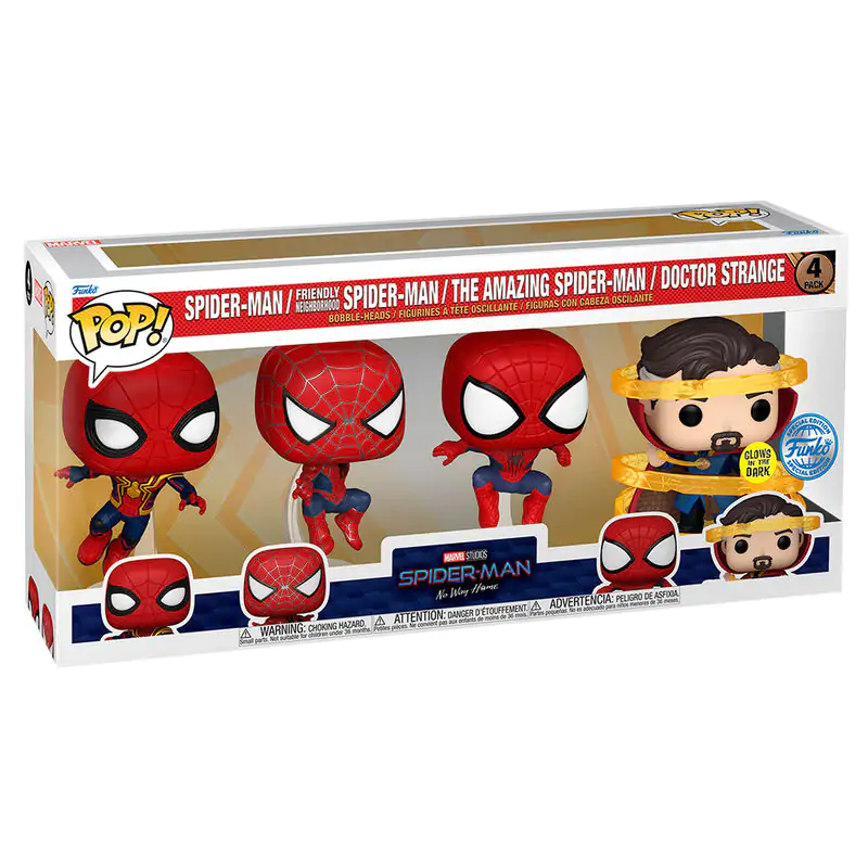 Marvel POP! Movies Vinyl Figure 4-Pack Spider-Man No way Home S3 9 cm product photo
