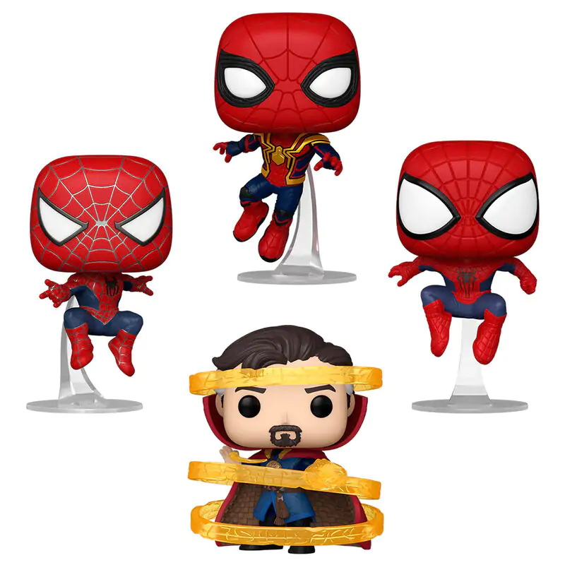 Marvel POP! Movies Vinyl Figure 4-Pack Spider-Man No way Home S3 9 cm product photo