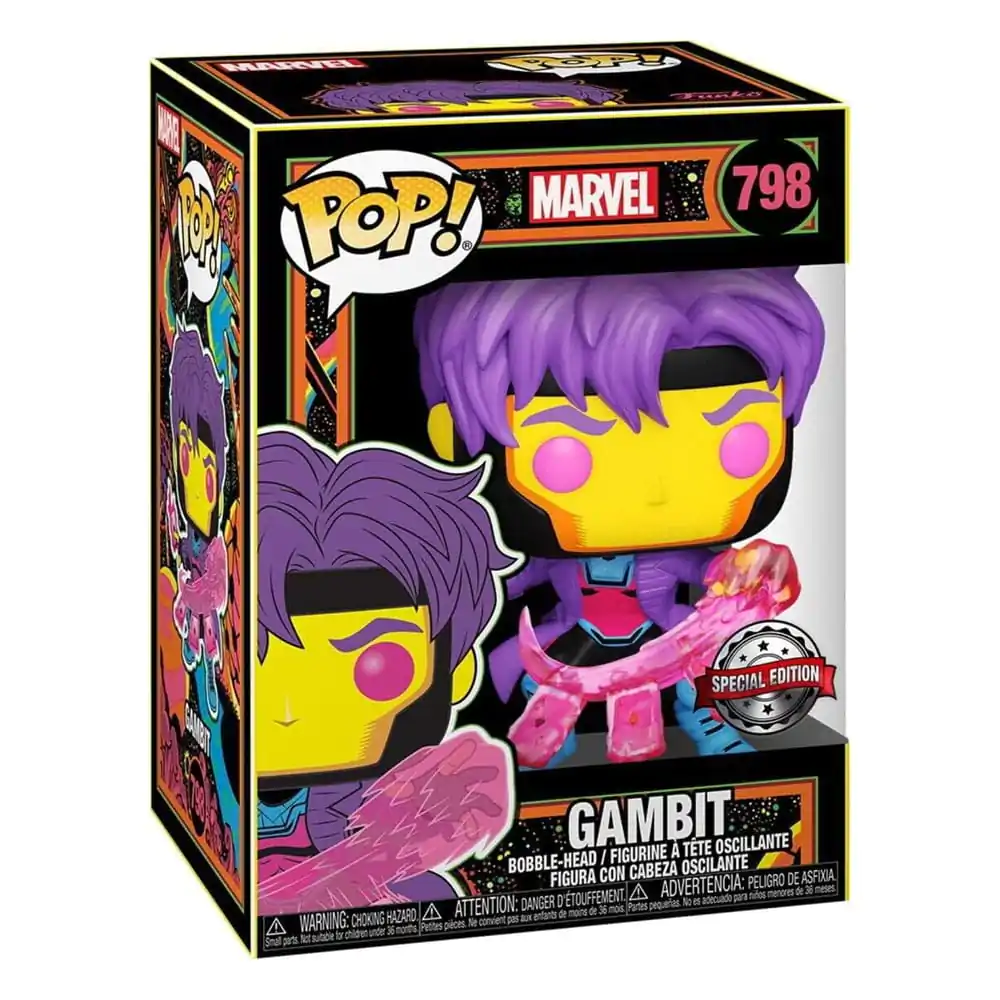 Marvel POP! Vinyl Figure Black Light- Gambit Exclusive 9 cm product photo