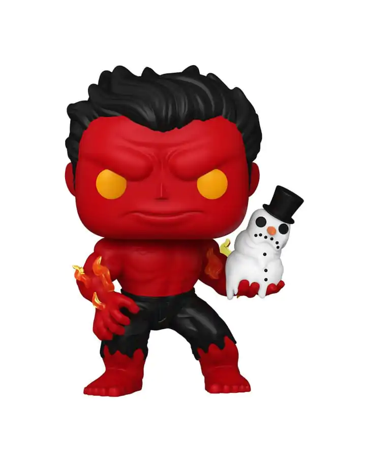 Marvel Funko POP! Vinyl Figure Holiday Red Hulk 9 cm termékfotó