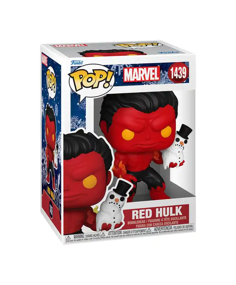 Marvel Funko POP! Vinyl Figure Holiday Red Hulk 9 cm product photo