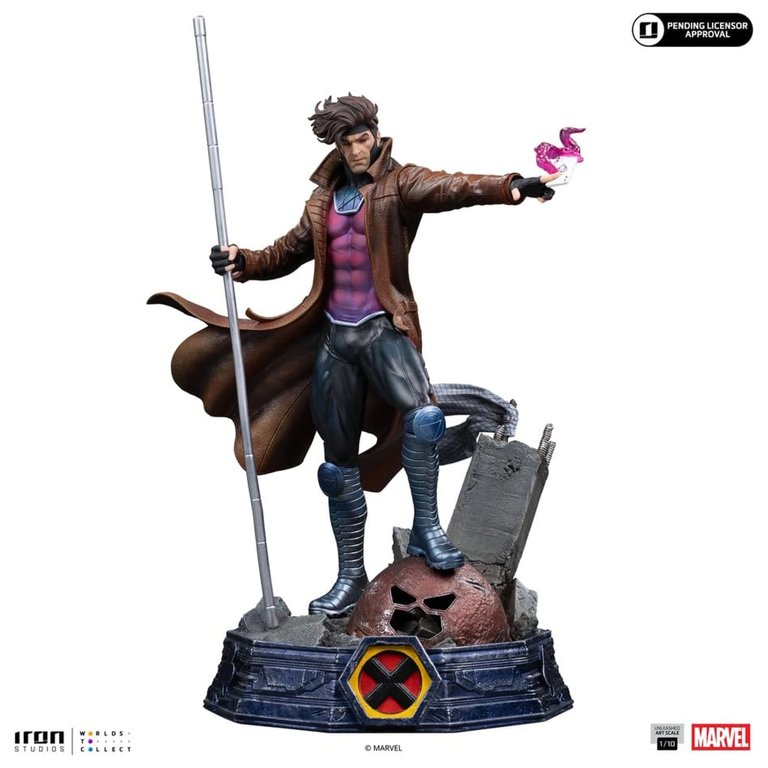 Marvel Gambit Unleashed Art Scale Statue 1/10 Gambit product photo