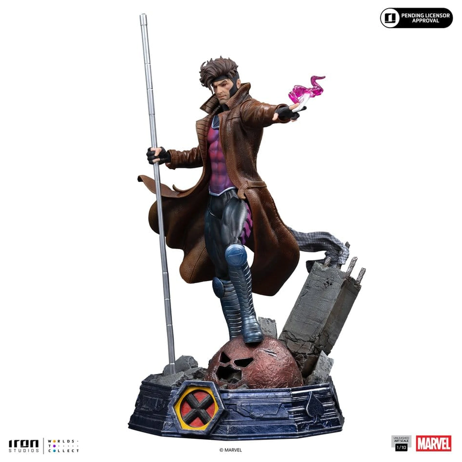 Marvel Gambit Unleashed Art Scale Statue 1/10 Gambit product photo