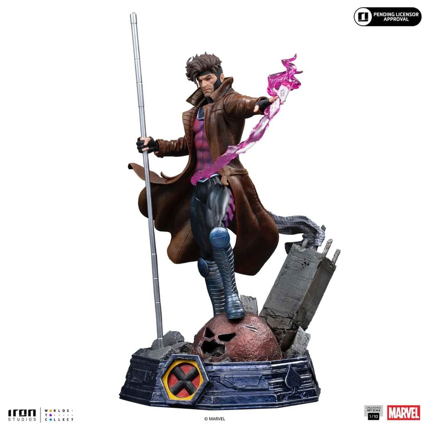 Marvel Gambit Unleashed Art Scale Statue 1/10 Gambit product photo