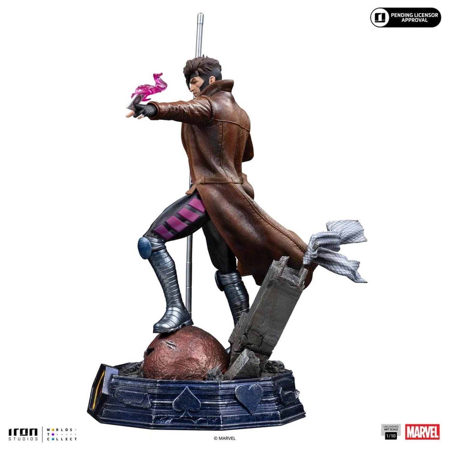 Marvel Gambit Unleashed Art Scale Statue 1/10 Gambit product photo