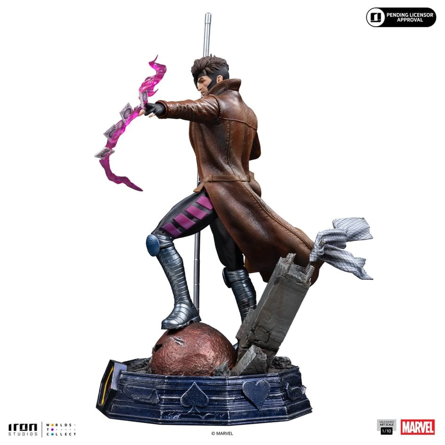 Marvel Gambit Unleashed Art Scale Statue 1/10 Gambit product photo