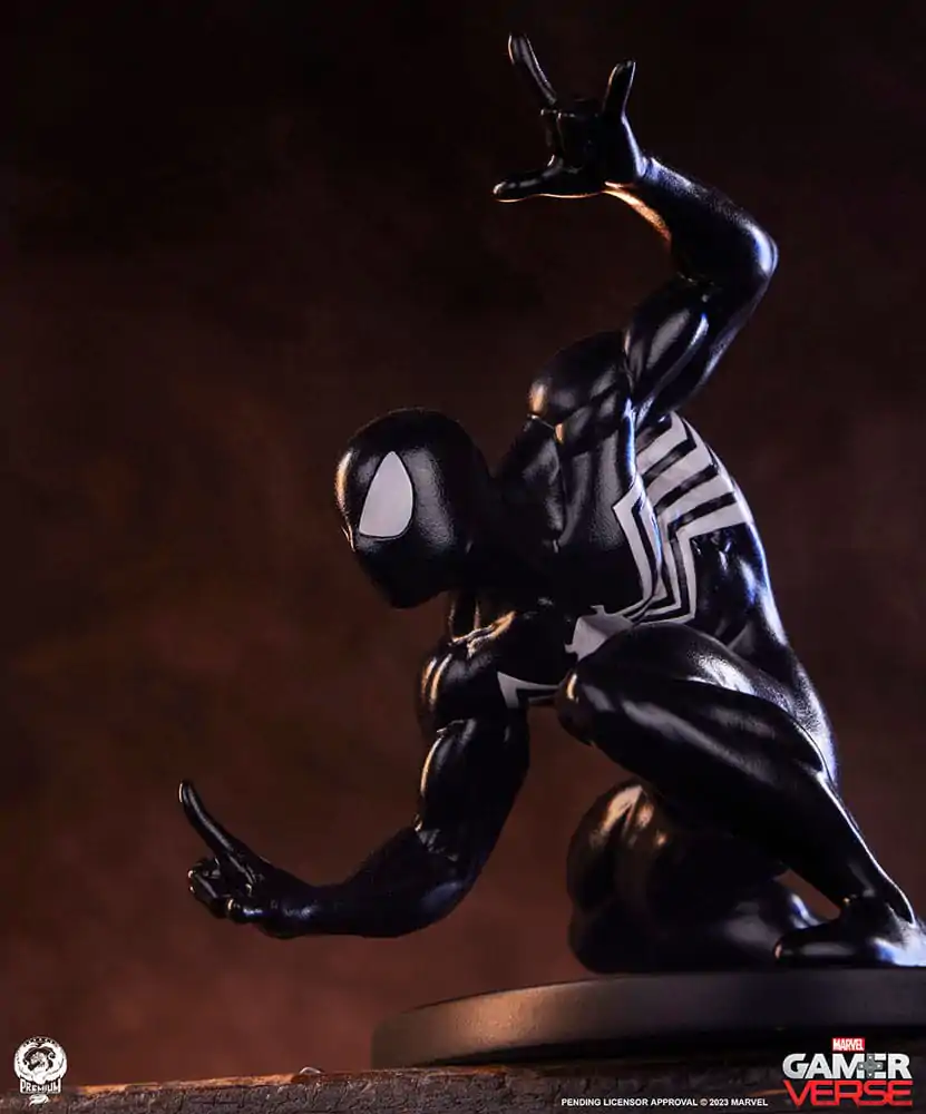 Marvel Gamerverse Classics PVC Statue 1/10 Spider-Man (Black Suit Edition) 13 cm product photo