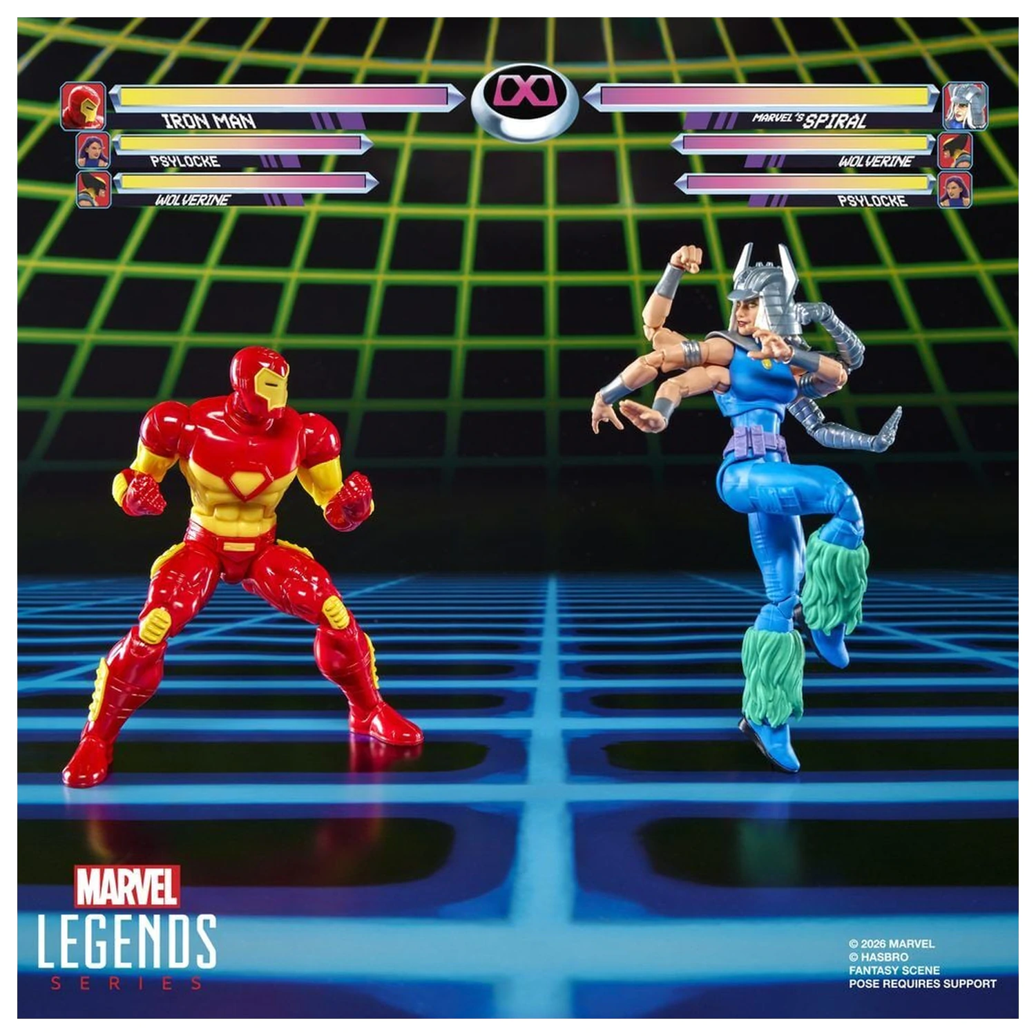 Marvel Games Iron Man Vs Marvels Spiral pack 2 figures 15cm product photo