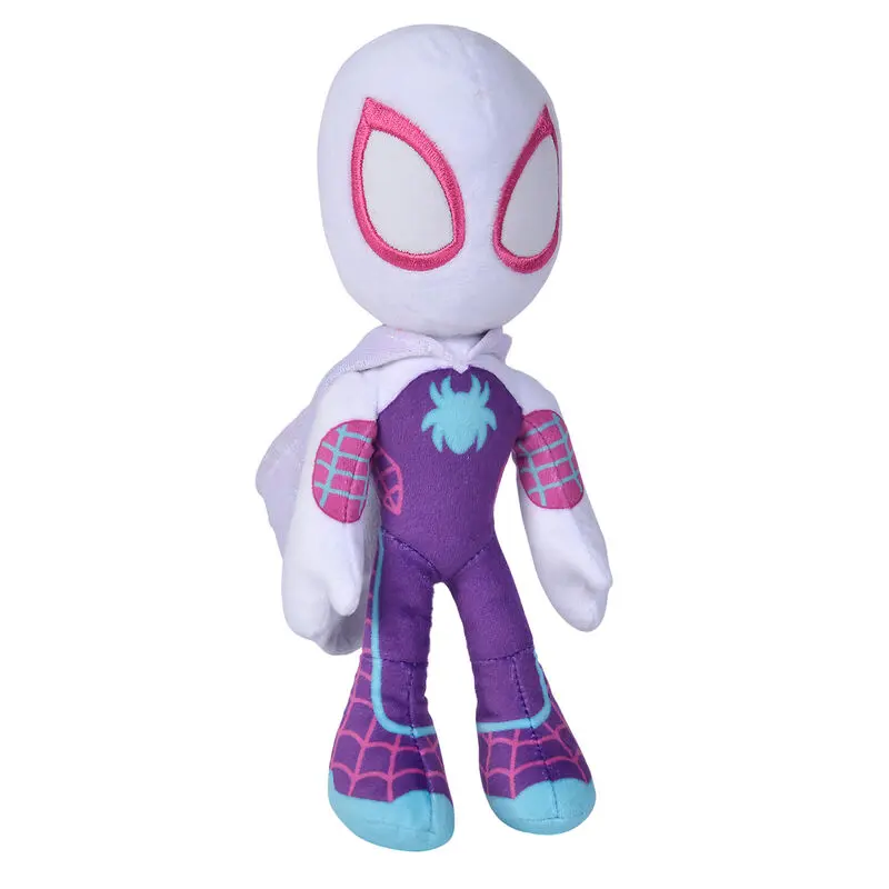 Marvel Plush Figure Glow In The Dark Eyes Ghost Spider 25 cm product photo