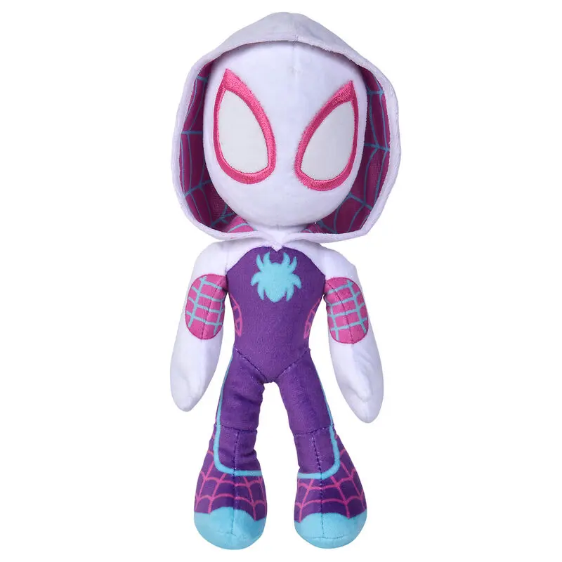 Marvel Plush Figure Glow In The Dark Eyes Ghost Spider 25 cm product photo