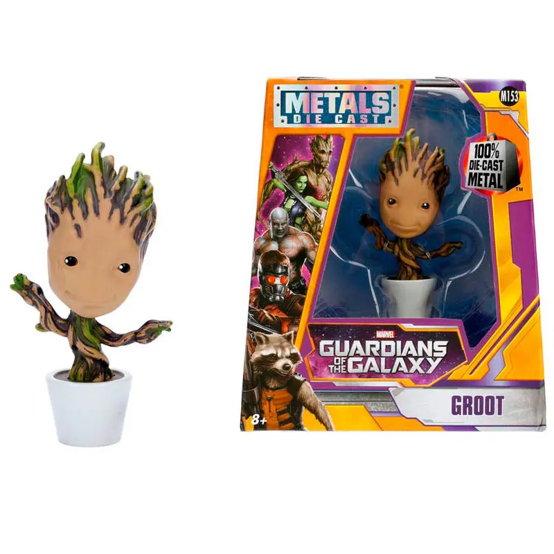 Marvel Guardians of the Galaxy Groot metalfigs figure 10cm termékfotó